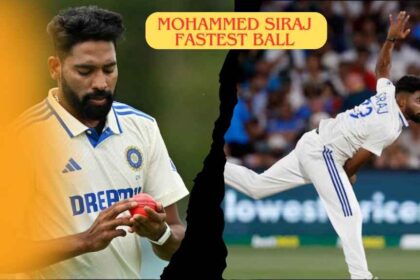 Mohammed Siraj Fastest Ball